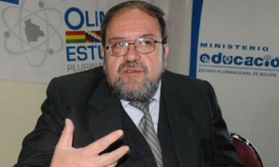El ministro de Educación, Roberto Aguilar