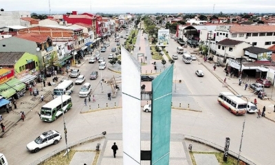 La zona del Plan 3000, en Santa Cruz. 