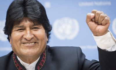 El presidente Evo Morales