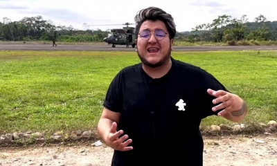 El video del ‘tiktoker’ se difundió este martes.