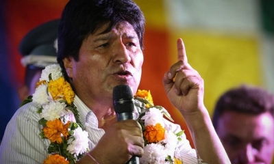 El expresidente Evo Morales 