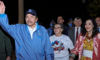 Daniel Ortega (izq.), presidente de Nicaragua. | AFP