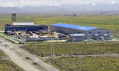 La planta de tuberías y accesorios de Kallutaca, en El Alto.