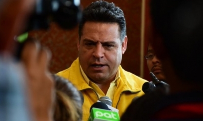 Luis Revilla en conferencia de prensa/Foto. RRSS