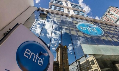 La fachada de las oficinas de Entel, en la Paz. | Foto archivo | Radio Panamericana