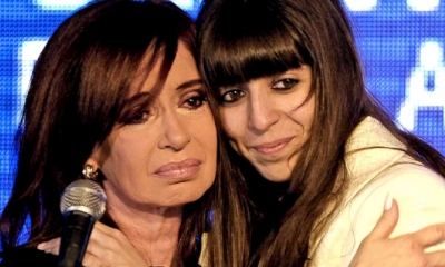 Cristina Fernández y Florencia Kirchner/Foto. RRSS