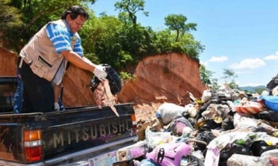 La carne en mal estado fue llevada al entierro sanitario y destruida
