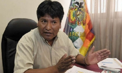 Víctor Hugo Vásquez, gobernador de Oruro. Foto: Internet