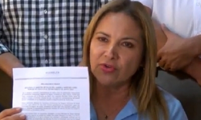 Katia Quiroga, asambleísta de Demócratas/Foto. Captura de pantalla