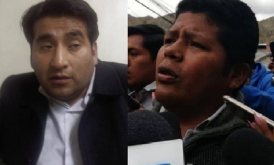 Juez Orlando Rojas Alcón y Franclin Gutiérrez/Foto. Kandire