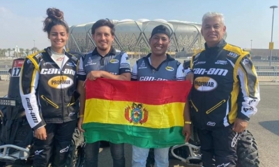 Suany, Leonardo Martínez y su equipo de apoyo/Foto. RRSS