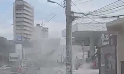 Momento en que se produjo el incendio 