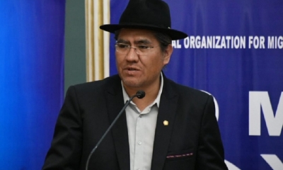 Diego Pary, canciller de Bolivia/Foto. RRSS