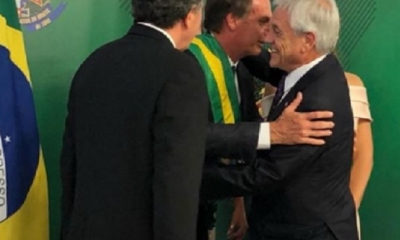 Jair Bolsonaro y Sebastián Piñera/Foto. RRSS