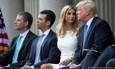 Ivanka Trump, junto a su padre y sus hermanos, en una imagen de archivo fechada en julio de 2014.