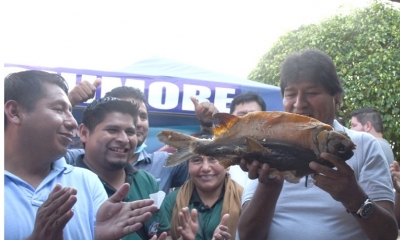 El expresidente Evo Morales