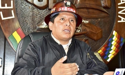 Juan Carlos Huarachi, secretario ejecutivo de la COB/Foto. RRSS