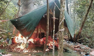 Fuerzas del orden destruyeron 20 fábricas de elaboración de cocaína en el Chapare