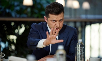 El presidente de Ucrania, Vladímir ZelenskiAnna Moneymaker.