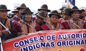 La Confederación Sindical Única de Trabajadores Campesinos de Bolivia (Csutcb). Foto: Archivo