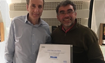 La empresa Bayer otorgó la Beca al cardiólogo/Foto. Extend 