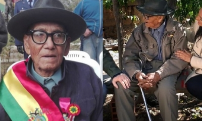 Eusebio Muñoz, cumplió 101 años /Foto. Producción Kandire