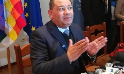 El ministro de Gobierno, Carlos Romero