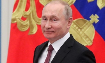 Vladímir Putin, mandatario de Rusia. 
