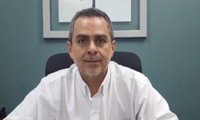 Hernán Saavedra fue arrestado en su oficina/Foto. Captura de pantalla 