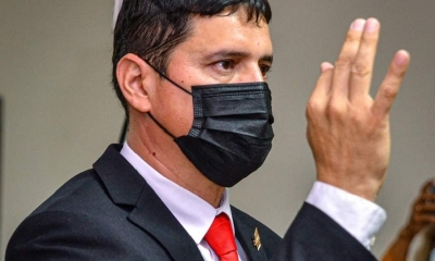 El alcalde de Montero, Regys Medina