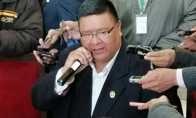 El presidente de la Cámara de Diputados, Sergio Choque