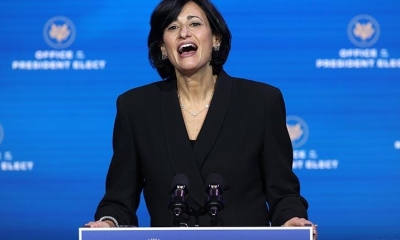 La directora de los CDC, Rochelle Walensky, en la rueda de prensa. | EFE