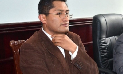 Edwin Blanco, fiscal departamental de La Paz/Foto. RRSS