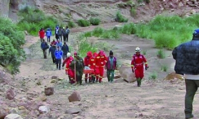 El cuerpo fue encontrado cerca del río Mondragón/Foto. RRSS