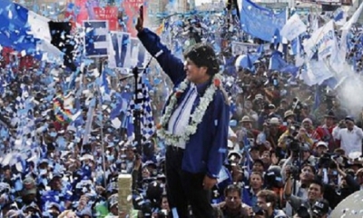 En Cochabamba el oficialismo alista una concentración de celebración. (Imagen de archivo)