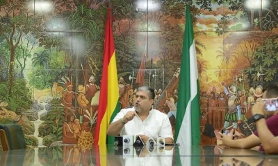 El presidente del Comité pro Santa Cruz, Fernando Larach