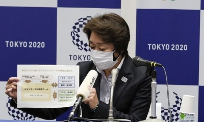 La presidenta de la organización  de Tokio-2021