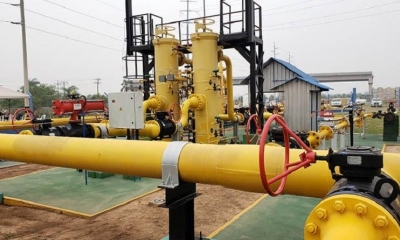 Exportación de gas.