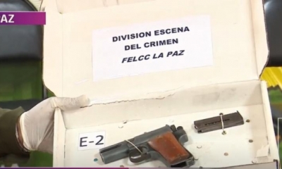 El arma encontrada en la vivienda de Yola T. | Captura