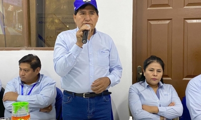 El director de Vías Bolivia, Emilio Zurit