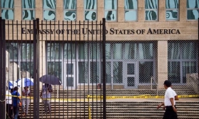 La Embajada de Estados Unidos en La Habana, en una foto de archivo de septiembre de 2017. | Fuente: AFP
