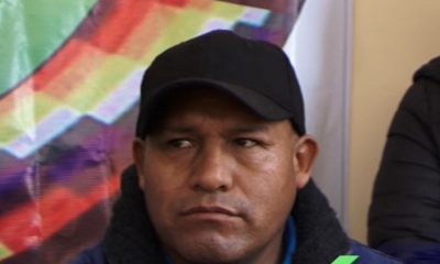 Ejecutivo de la Confederación de Interculturales de Bolivia, Wilson Coro. Foto: Captura de video