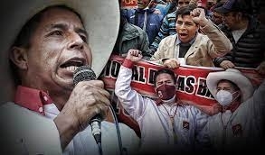 Candidato presidencial por Perú Libre, Pedro Castillo.