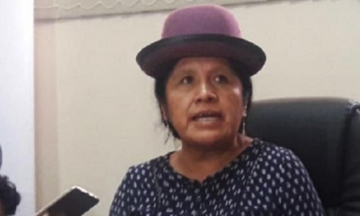 Maria Eugenia Choque, presidenta del TSE/Foto. Captura de pantalla 