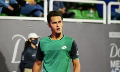 Murkel Dellien, que compite en el Challenger de Buenos Aires.