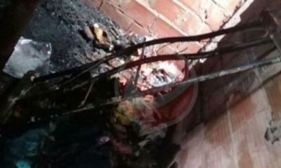 Asi, quedó la casa 