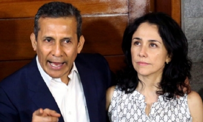  Ollanta Humala y su esposa/Foto. RRSS