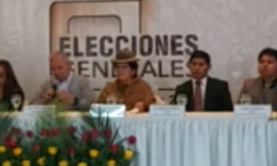 Así informaron los responsables del TSE/Foto. RRSS
