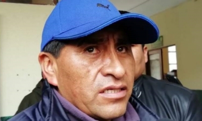 El exministro de Desarrollo Rural, César Cocarico
