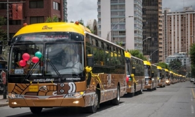 La compra de los buses PumaKatari abre polémica. Foto/tomada de internet